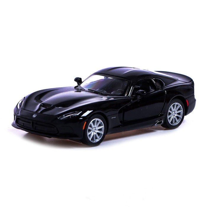 

Машина металлическая 2013 Dodge Viper GTS, 1:32, открываются двери, инерция, цвет чёрный