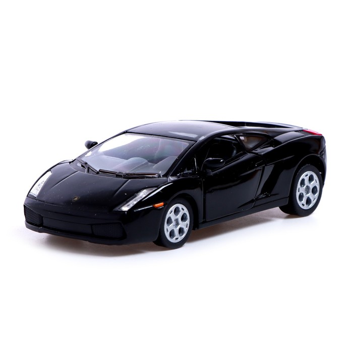 

Машина металлическая Lamborghini Gallardo, 1:32, открываются двери, инерция, цвет чёрный