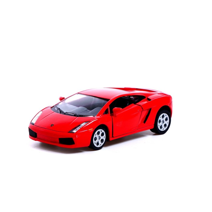 

Машина металлическая Lamborghini Gallardo, 1:32, открываются двери, инерция, цвет красный