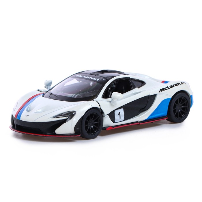 

Машина металлическая McLaren P1, 1:36, открываются двери, инерция, цвет белый