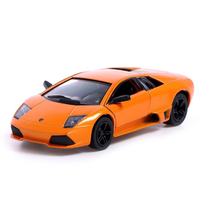 

Машина металлическая Lamborghini Murcielago LP640, 1:36, открываются двери, инерция, цвет оранжевый