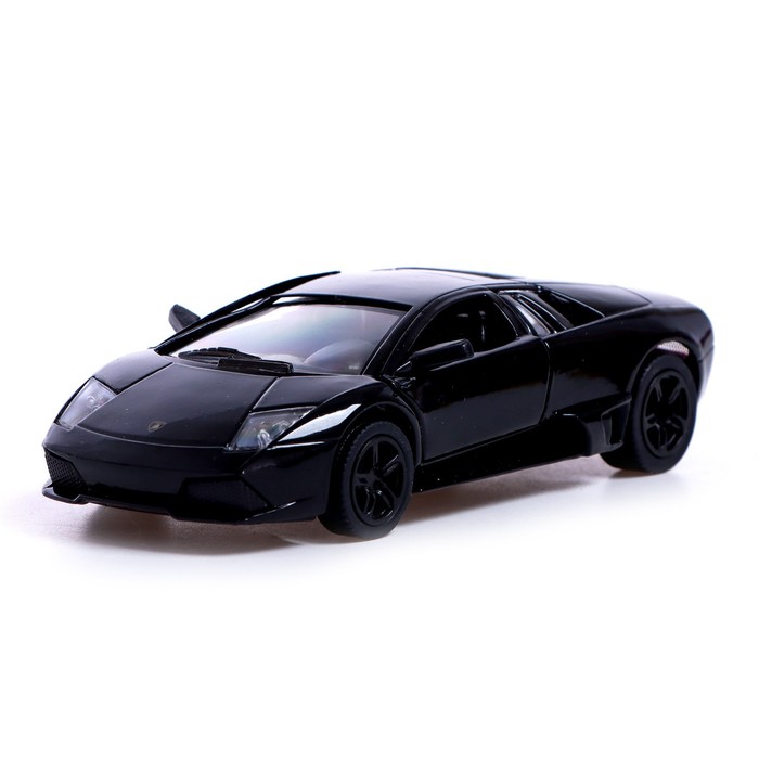 

Машина металлическая Lamborghini Murcielago LP640, 1:36, открываются двери, инерция, цвет чёрный