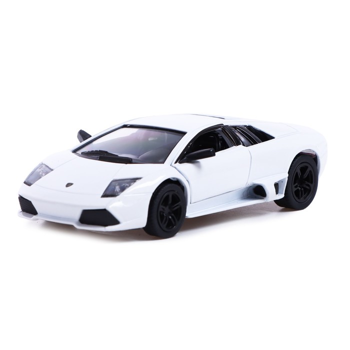

Машина металлическая Lamborghini Murcielago LP640, 1:36, открываются двери, инерция, цвет белый