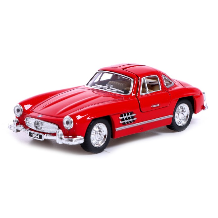 

Машина металлическая Mercedes-Benz 300SL, 1:36, открываются двери, инерция, цвет красный