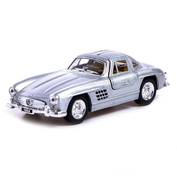 

Машина металлическая Mercedes-Benz 300SL, 1:36, открываются двери, инерция, цвет серый