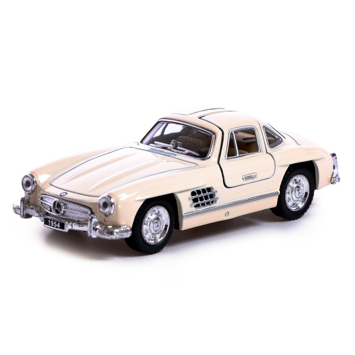 

Машина металлическая Mercedes-Benz 300SL, 1:36, открываются двери, инерция, цвет бежевый