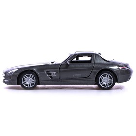 

Машина металлическая Mercedes-Benz SLS AMG, 1:36, открываются двери, инерция, цвет серый