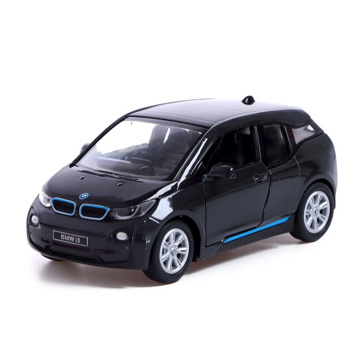 

Машина металлическая BMW i3, 1:32, открываются двери, инерция, цвет чёрный