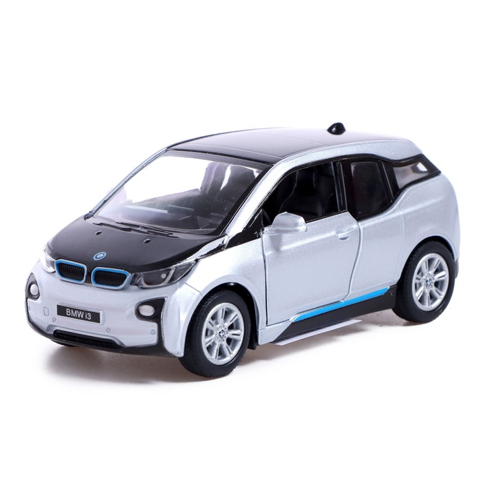 

Машина металлическая BMW i3, 1:32, открываются двери, инерция, цвет белый