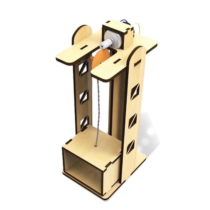 Конструктор «Лифт», в пакете конструктор спецтранспорт с отверткой в пакете