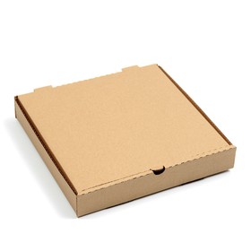 Коробка для пиццы, крафт, 25 х 25 х 4 см