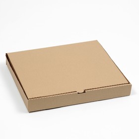 Коробка для пирога, крафт, 40 х 33 х 6 см