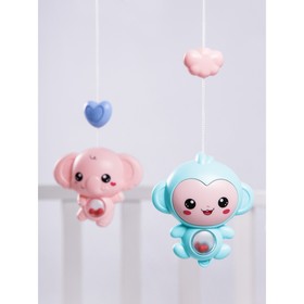 Мобиль для кроватки AmaroBaby Dreamy Wings, цвет розовый от Сима-ленд