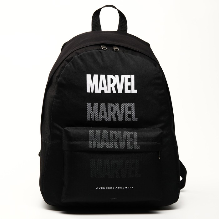 

Рюкзак молод "Marvel", 42х31х15 см, отд на молнии, н/карман, черный