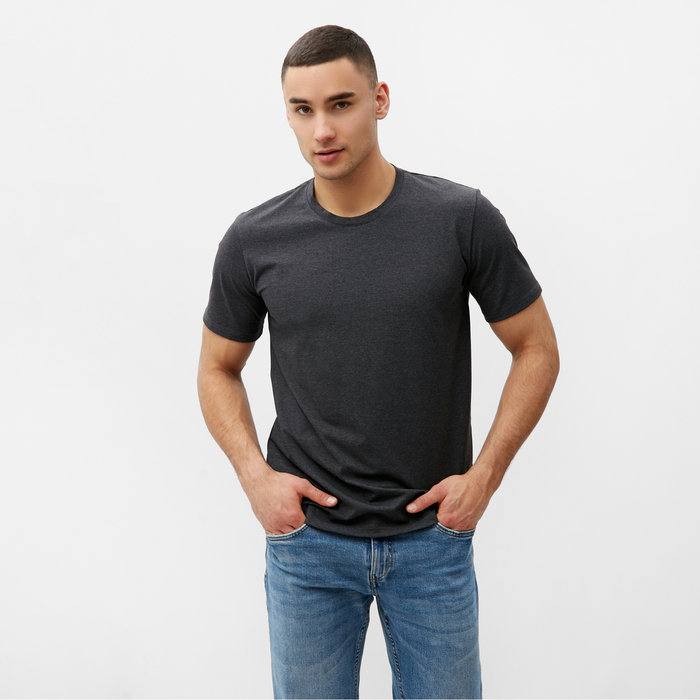 

Футболка мужская MINAKU REGULAR FIT: цвет антрацит, р-р 48