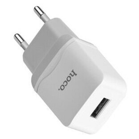 

Сетевое зарядное устройство Hoco C22A, 1xUSB, 2.4 А, кабель microUSB, 1 м, белый