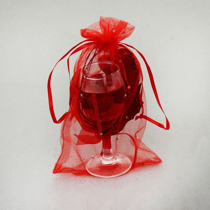 Свеча гелевая "Страсть", цвет красный