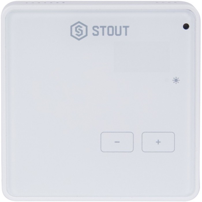 Беспроводной комнатный регулятор R-8z STOUT STE-0101-008003, белый