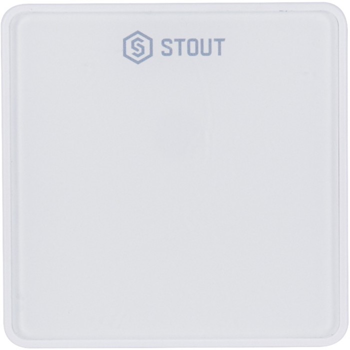температурный датчик stout stout c 8r белый Беспроводной комнатный датчик C-8r STOUT STE-0101-008010, белый