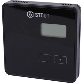 

Проводной комнатный регулятор R-9b STOUT STE-0101-009002, черный