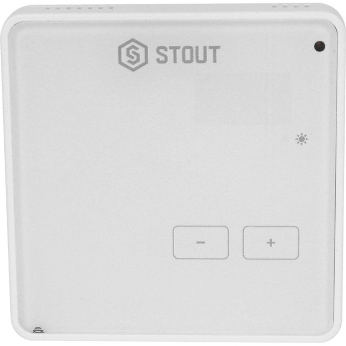 ste 0101 009003 stout проводной комнатный регулятор r 9z белый Проводной комнатный регулятор R-10z STOUT STE-0101-010003, белый