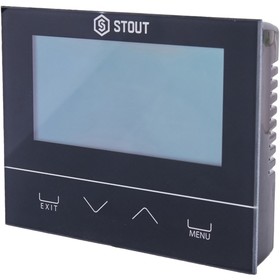 Проводной комнатный двухпозиционный регулятор ST-292v3 STOUT STE-0101-029231, черный от Сима-ленд