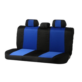 

УЦЕНКА Авточехлы TORSO Premium универсальные, 9 предметов, чёрно-синий AV-36
