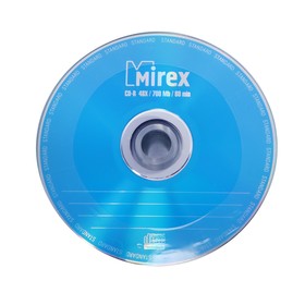 Диск CD-R Mirex Standard 50, 48x, 700 Мб, шт Ош