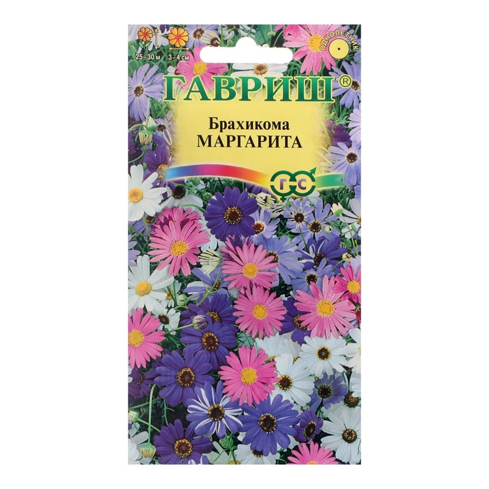 

Семена цветов Брахикома "Маргарита", 0,02 г
