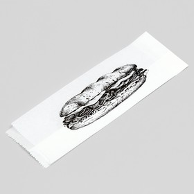 Уголок 'Cендвич', жиростойкая бумага, 22 х 6 х 6 см Ош