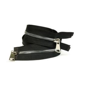 

Молния «Трактор», №5 два замка, размер 75 см, цвет чёрный