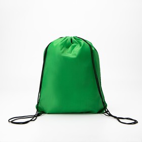 Мешок-рюкзак д/обуви 21575, 34*1*41,5, отд на шнуре, зеленый Ош