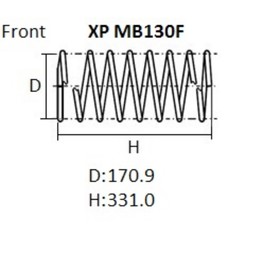 

Пружина подвески NHK(F) LHD MITSUBISHI LANCER CY3A (07-10), CY4A (07-10), ASX GA2W (10-)