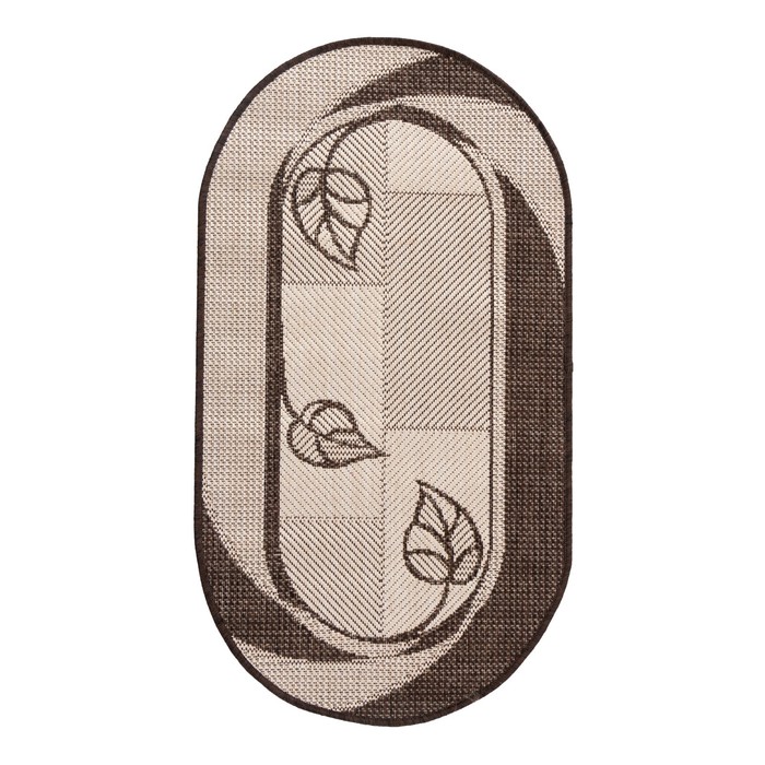 

Ковер Циновка овальный 60*110 см, sz1473/a2o/11, ПП 100%, джут