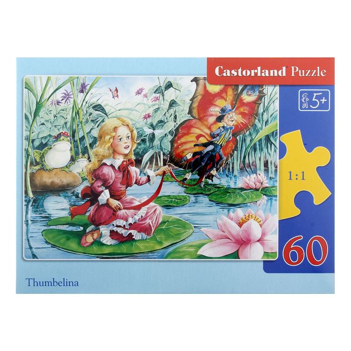 Пазлы "Дюймовочка", 60 элементов