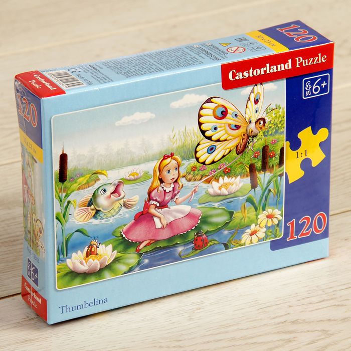 Пазлы "Дюймовочка", 120 элементов