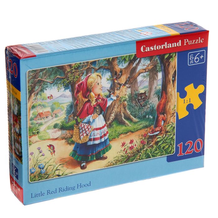 Пазлы "Красная шапочка", 120 элементов