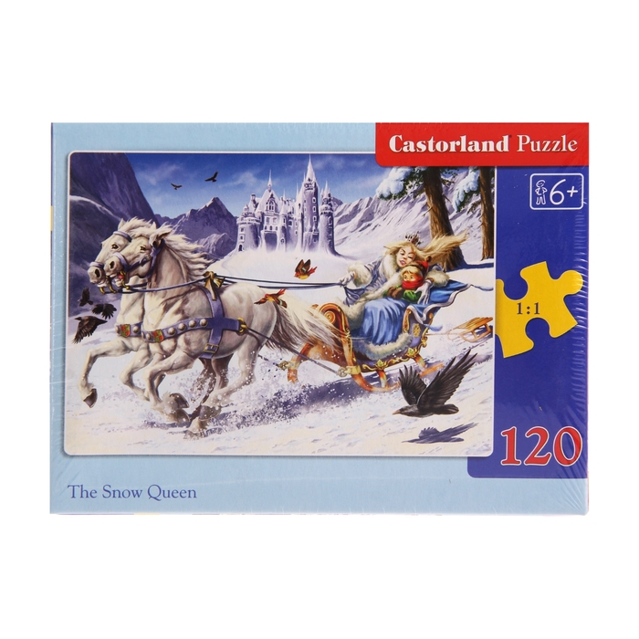 Пазлы "Снежная королева", 120 элементов
