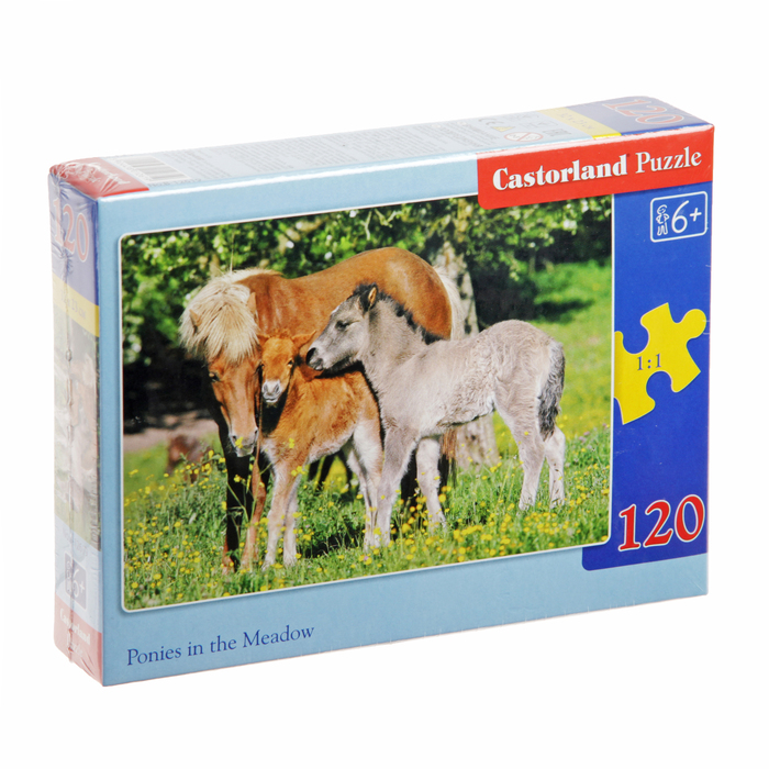 Пазлы "Лошади", 120 элементов