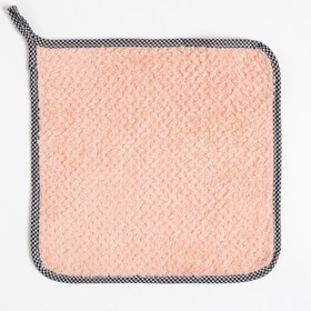 

Салфетка для уборки Доляна цв.св-розовый 25*25 см,микрофибра 100% п/э
