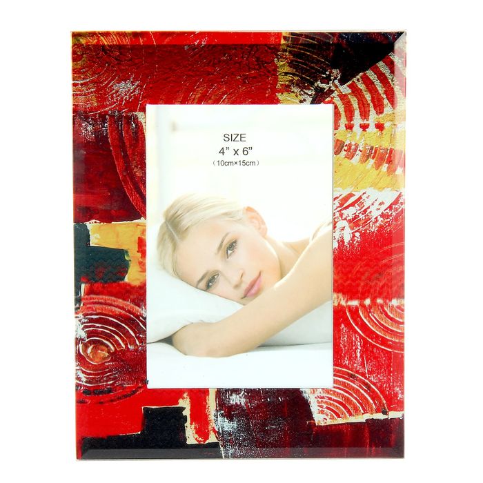 Фоторамка "Абстрактная" металлик, 10х15 см