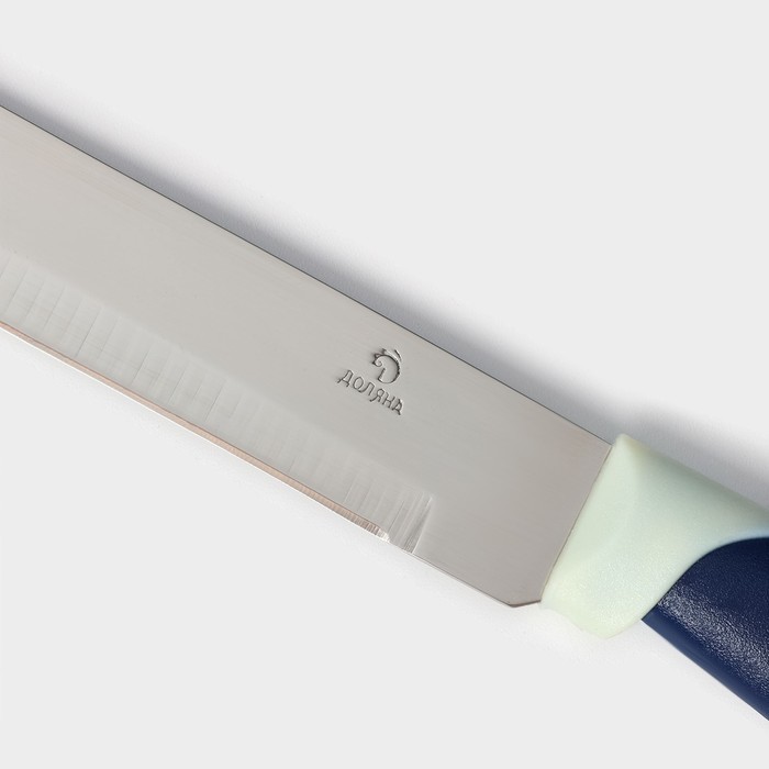 Нож Доляна «Страйп», универсальный, лезвие 15 см, цвет синий