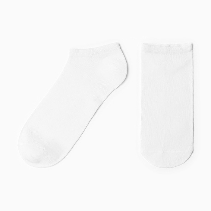 Носки мужские укороченные MINAKU: Premium цвет белый, размер 42-43 (29 см)