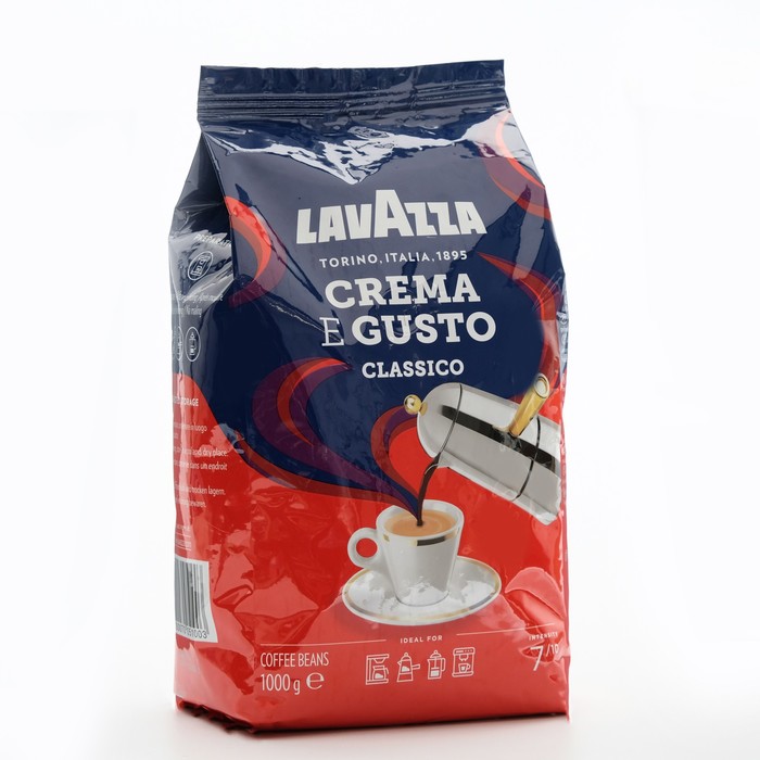 

Кофе в зернах Lavazza Crema e Gusto Classico, 1000 г