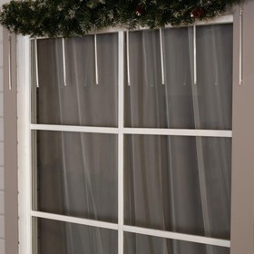 

УЦЕНКА Гирлянда "Сосульки" 2.5 х 0.3 м, IP65, прозрачная нить, 192 LED, свечение тёплое белое с эффектом стекания, 12 В