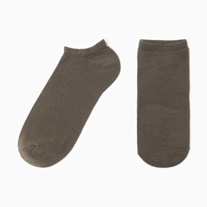 Носки мужские укороченные MINAKU цвет хаки, размер 42-43 (29 см)