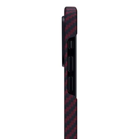 

Чехол Pitaka MagEZ Case для iPhone 12/12 Pro (KI1203P), кевлар, красно-черный