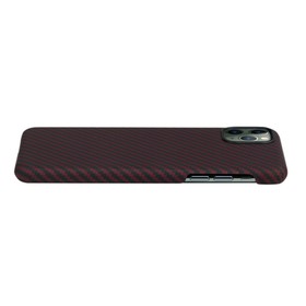 

Чехол Pitaka MagCase iPhone 11 Pro (KI1103), кевлар, красно-черный