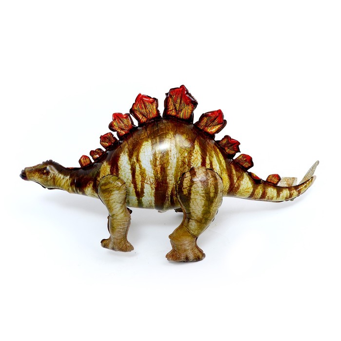 шар фольгированный 53 динозавр трицератопс ходячая фигура 1 шт в упаковке Шар фольгированный 52 «Динозавр стегозавр», 1 шт. в упаковке