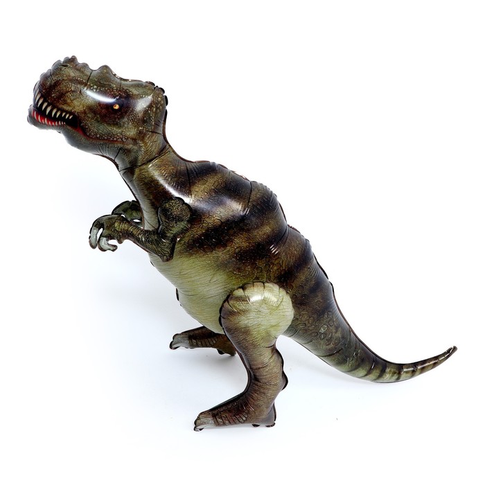 шар фольгированный 53 динозавр трицератопс ходячая фигура 1 шт в упаковке Шар фольгированный 52 «Динозавр тираннозавр», 1 шт. в упаковке